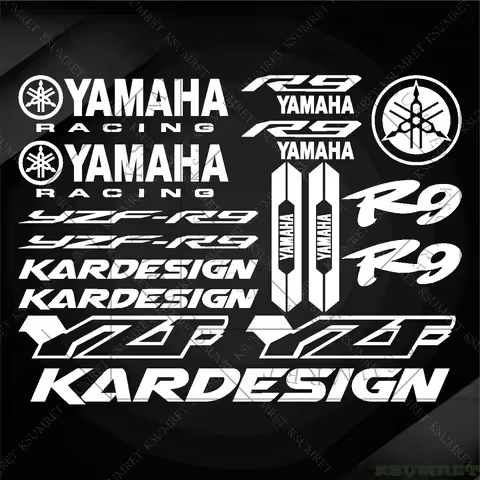 For Yamaha R9 Sticker Motorcycle Stickers 2026 Accessories Exhaust KARDESIGN YZF-R9 Decals Reflectiv