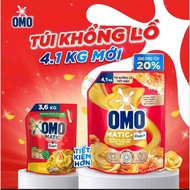 [11.OMO] Omo Matic laundry detergent 4.1kg bag, for top-loading and front-loading machines