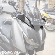 YAMAHA XMAX OLD CARBON SIDE BATTERY COVER Original EAR COVER/