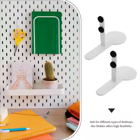 2pcs Table Pegboard Holder Pegboard Panel Display Stand Pegboard Feet Pegboard Table Display Support