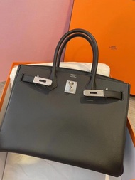 Hermes Birkin 30 黑銀 epsom