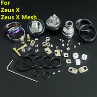 Replacement Zeus X RTA Sealing Silicone O Ring 304 Stainless Steel Chimeey Insulating gaskets Electrodes for Zeus X Mesh Tank