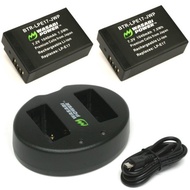 [HCM]Bộ 2 pin + sạc Wasabi LP-E17