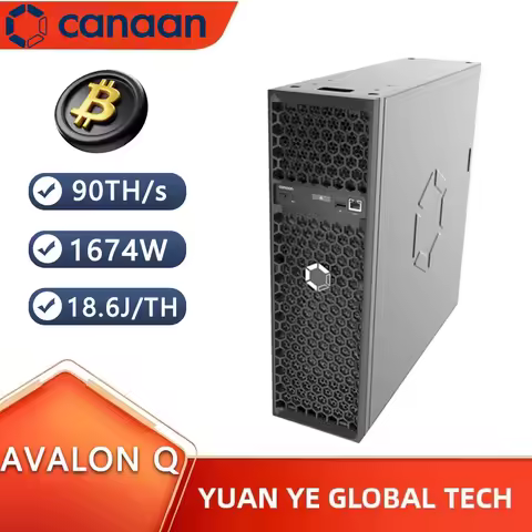 New Canaan Avalon Q 90TH/S 1674W Bitcoin 18.6 J/TH Home Quite Miner De Avalon Q Bitcoin Miner Avalon