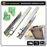 TOP Heavy Duty Undermount Drawer Slide SOFT CLOSE Rail Laci Undermount Extension Slide 10‘’(250MM) ~