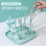 Best Quality#Draining Rack for Feeding Bottle Baby Drying Rack Multifunctional Water Cup Drying Rack Baby Bottle Laying Cooling Rack Bracket Feeding Bottle Water Control Rack3.10LNN