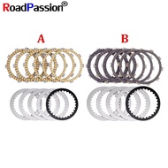 Road Passion Motorcycle Parts Clutch Plate & Steel Friction Disc Kit For CFMOTO 450SR 450 SR CF400-6
