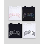 HOT T Shirt For Men 2025 Trendy CHICAGO Minimalist Tops Tshirt Unisex T-Shirt For Men And Women Clot