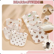 Baby Bibs, 6-Layer Muslin U-shaped WATERPROOF Bibs, Neck Bibs, Baby Bibs, Baby Bibs