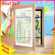 Artwork Picture Frame Front Opening Wall Display Artwork Frame 5.9x4.3 Inner Frame Artwork Display S