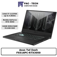 Asus Tuf Dash Gaming F15 FX516PC-RTX3050 | i7-11370H | 16GB RAM | 512GB SSD | RTX 3050 | Windows | 2