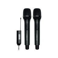 (มีกระเป๋าไมค์) MICROTECH ET-777A ไมค์ลอยมือถือคู่ UHF รับสัญญาณ ไร้สาย 50ม. คุณภาพสูง สำหรับเสียงมื
