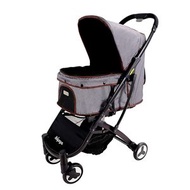 ibiyaya - 寵物小速攜推車 (紳士灰) (建議20KG內重量) FS16(70g)