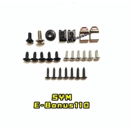 SYM E-Bonus110 Handle Cover Screw Set E BONUS 110 SKRU