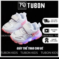 Girls' Sneakers, Stylish, Led Light Soft Sole, Girls' Sneakers 1–5 Years Old G009 - TUBON KIDS