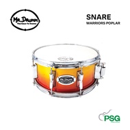 MR.DRUMM  SNARE 14” รุ่น WARRIORS POPLAR - Tow tone