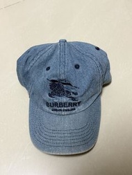 SUPREME BURBERRY DENIM 6-PANEL WASHED BLUE