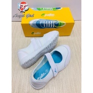 Pallas Jazz Kasut Sekolah Putih Lelong 034 white