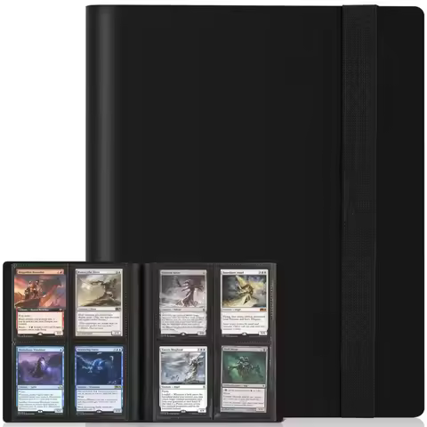 160 Capacity Cards Albums Holder 4 Pocket Binders Folder Fit For Pokemon Yugioh Baseball Football Sp