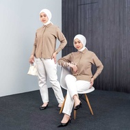 KEMEJA KBL Comfortable Women's Linen Work Shirt