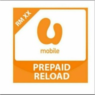 U Mobile Prepaid Reload RM50-RM100 Instant Topup U Mobile