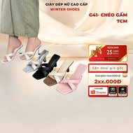 Winters shoes (G41 - 7cm brocade cross) is cute on the feet, super hot in 2026