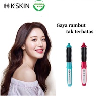 KSKIN Alat Pengeriting Rambut Sisir Keriting Sisir Pengering Pelurus