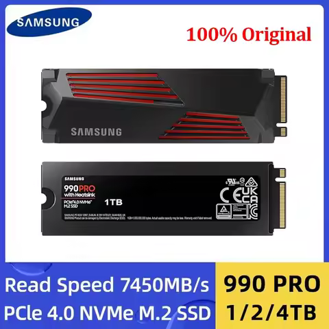 Samsung SSD 990PRO 1TB 2TB 4TB M.2 2280 Internal Solid State State Disk PCIe Gen 4.0 X 4 NVMe Read M