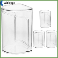 4 Pcs Table Top Display Case Box Shelves Action Figure Doll Stand Movable Clear Shelf for Figures Models Individual  caislongs