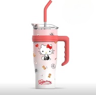 Sanrio Kuromi 1200ML Stainless Steel Vacuum Flask Tumbler with Straw Lid 库洛米冰霸保溫水杯