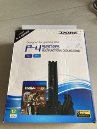 DOBE PS4 slim pro Cooling Stand 通用散熱器+雙手掣充電器 +碟架