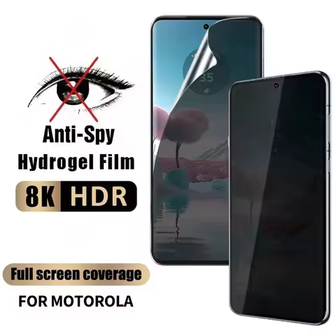 Privacy Hydrogel Film For Motorola Moto Edge 40 Neo Screen Protector For Edge 50 Ultra S50 Neo X30 4