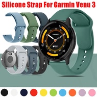 Silicone Strap For Garmin Venu 3 Sport band for Garmin Venu 3 Soft Silicone Watch Band Strap