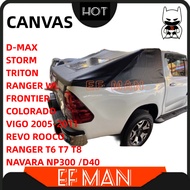 4x4 SPORT CANVAS REAR COVER HILUX VIGO REVO ROCCO ROGUE RANGER T6 T7 T8 NAVARA NP300 D40 D-MAX TRITON STORM FRONTIER 4X2