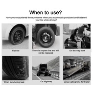 ☛Tire Repair Fluid Tire sealant &amp; Inflator 450ml Inflatable Tire quick tire repair AutoTire Sealer✌#