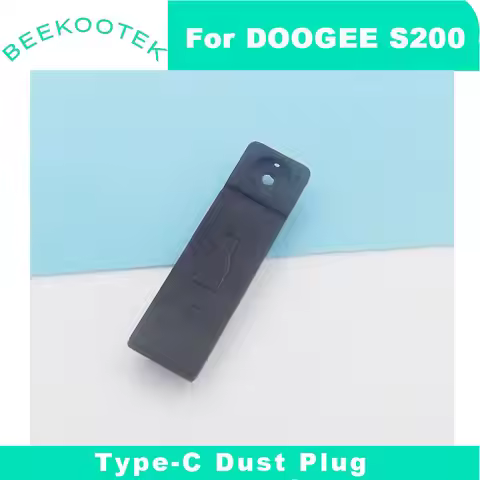 Original DOOGEE S200 S200 X Dust Plug USB Rubber Dust Plug Cell Phone TYPE-C Dust Plug Accessories F