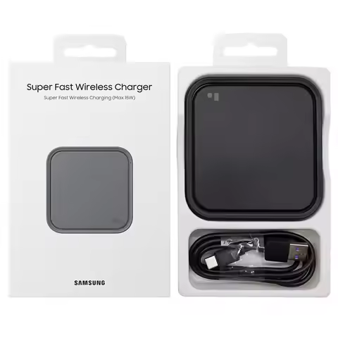 Samsung EP-P2400 15W S25 Max Qi Wireless Charger Fast Charging Pad Charger For Galaxy S24 S21 S20 FE