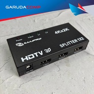 ILLUPRO HDMI Splitter 2 Port 4K HDMI Splitter Adapter 1-2 Resolution 4K & Quality