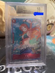 OPTCG one piece card game 海賊王卡 op01-016娜美 異畫 BGS10 金10