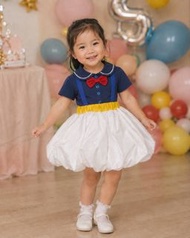 日 本有吊牌 Rela Disney Donald Duck唐老鴨泡泡尾巴褲兒童套裝90-120cm 唐老鴨 童裝連身裙 Donald Duck 造型裙 cosplay 生日會 女童 迪士尼 kids