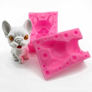 Animal Dog Chihuahua Silicone Mold Mousse Cake Chocolate Decoration Mold Pudding Fondant Mold
