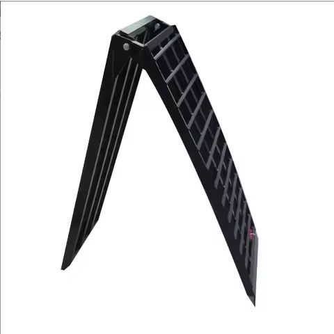 High Quality Mobile Pedal Folding Aluminum Alloy Ramp Ladder Stairs Uphill Pet Ladder Motorcycle Sta