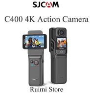 SJCAM C400 Action Camera - 4K/30FPS, 2.29" Rotatable Touch Screen for Vlog/Cycling/Diving