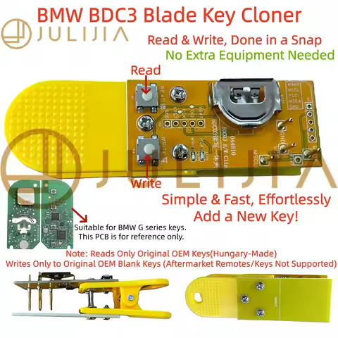 For BMW G Series Matching Tool Key Adding No Disassembly Match N5F-ID21A IC 3248A-ID21A ID49 chip Se