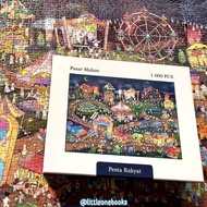 Jigsaw Puzzle 1000 pcs - August Folk Party & Night Market - Impian Studio Puzzle/ for children and a