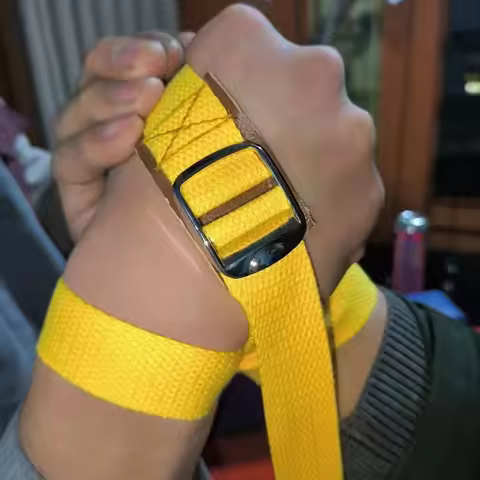 100 Cotton Arm Wrestling Equipment Wrist Hand Grip Belt Thumb Pronation Men Power Strength Training 