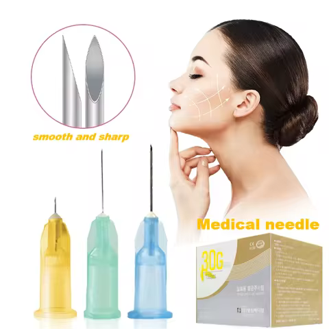 igh quality painless small premium Korean facial beauty needle eyelid tool 33G 4MM 29G 13MM 27G 38MM