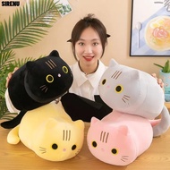 SIRENU Plush Cat Toy, Home Decor Cute Cat Cat Pillow, Soft Stuffed Animal Gifts Cute Cat Doll Home