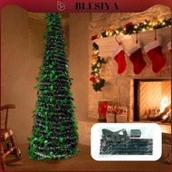 blesiya Artificial Christmas Tree Window Easily Install Porch Enterway Xmas Tree (4.9 Feet) Artifici