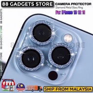 Bling Camera Lens Compatible for iPhone 13 / 12 / 11 Pro Max / 12 Pro / Mini Diamond Protector Glass Ring Cover